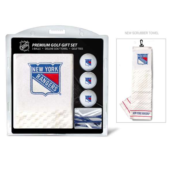 New York Rangers Golf Embroidered Towel Gift Set 14820   
