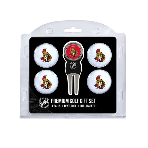 Ottawa Senators Golf 4 Ball Gift Set 14906   