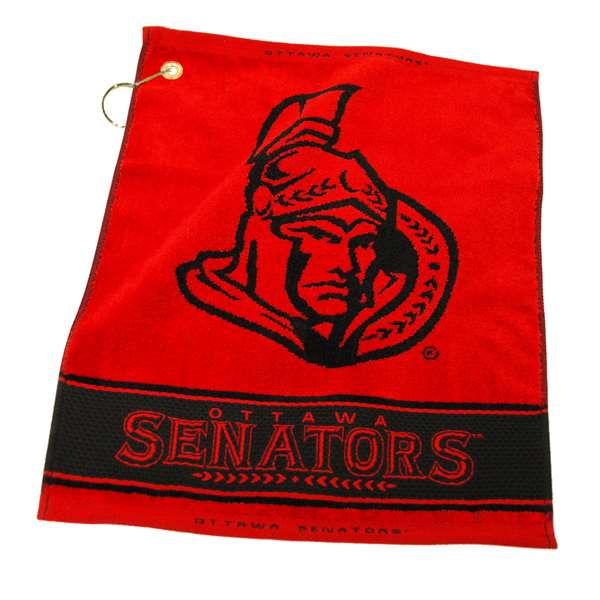 Ottawa Senators  Jacquard Woven Golf Towel