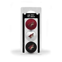 Arizona Coyotes Golf 3 Ball Pack 15105   