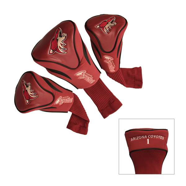 Arizona Coyotes Golf 3 Pack Contour Headcover 15194   