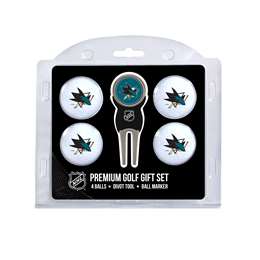 San Jose Sharks Golf 4 Ball Gift Set 15306