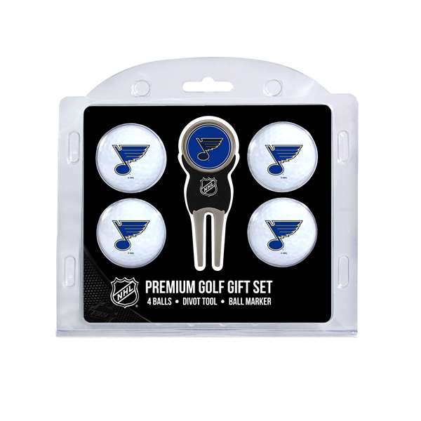 St. Louis Blues Golf 4 Ball Gift Set 15406