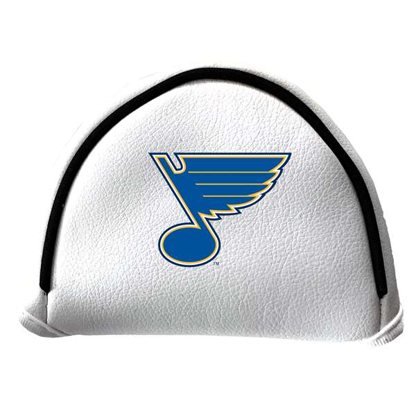 St. Louis Blues Putter Cover - Mallet (White) - Printed Royal