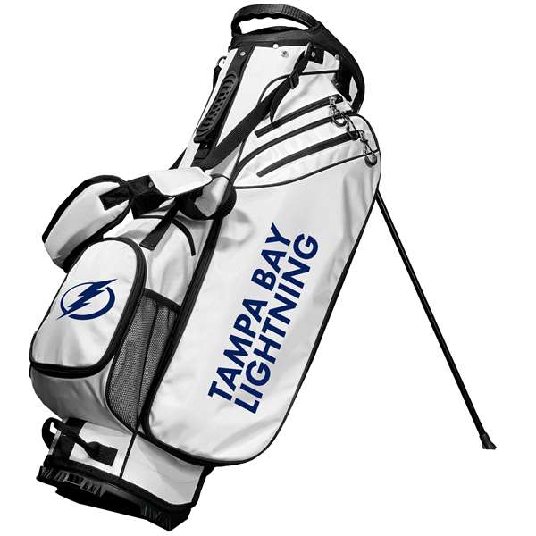 Tampa Bay Lightning Birdie Stand Golf Bag - White  