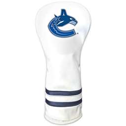 Vancouver Canucks Vintage Fairway Headcover (White) - Printed 