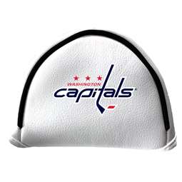 Washington Capitals Putter Cover - Mallet (White) - Printed Red