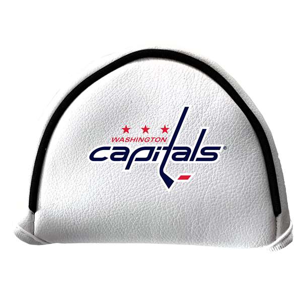 Washington Capitals Putter Cover - Mallet (White) - Printed Red