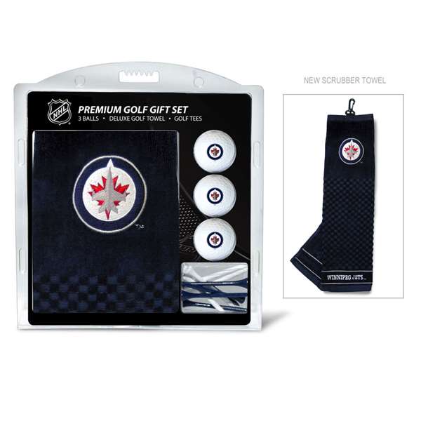 Winnipeg Jets Golf Embroidered Towel Gift Set 15920