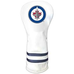 Winnipeg Jets Vintage Fairway Headcover (White) - Printed 