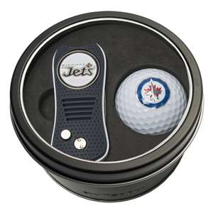 Winnipeg Jets Golf Tin Set - Switchblade, Golf Ball   
