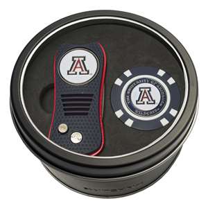 Arizona Wildcats Golf Tin Set - Switchblade, Golf Chip   