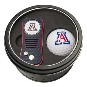 Arizona Wildcats Golf Tin Set - Switchblade, Golf Ball   