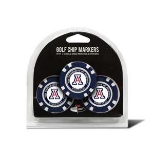 Arizona Wildcats Golf 3 Pack Golf Chip 20288   