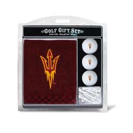 Arizona State University Sun Devils Golf Embroidered Towel Gift Set 20320   