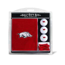 Arkansas Razorbacks Golf Embroidered Towel Gift Set 20420   