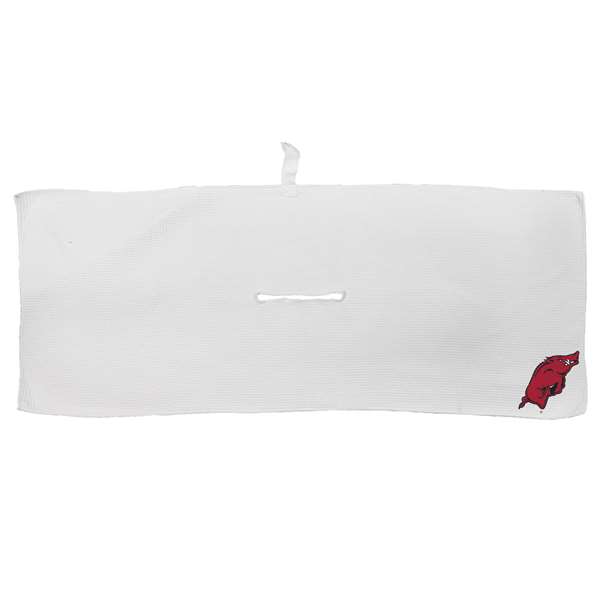 Arkansas Razorbacks Microfiber Towel - 16" x 40" (White) 