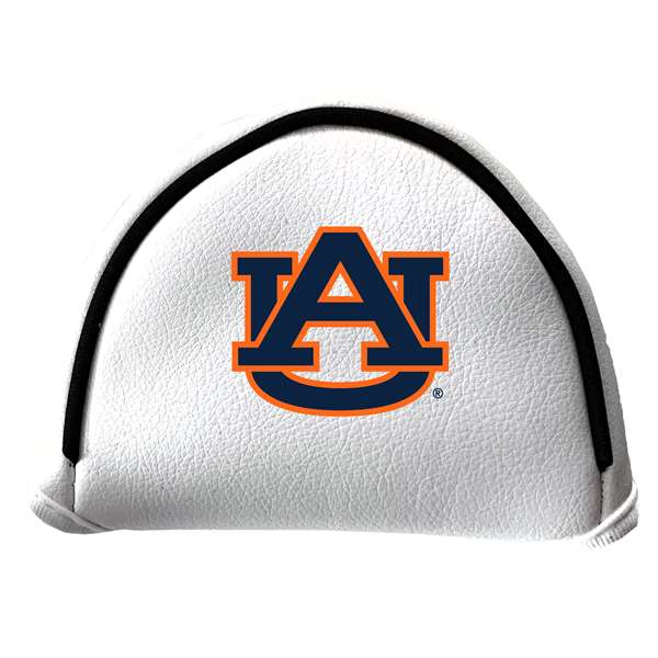 Auburn Tigers Putter Cover - Mallet (White) - Printed Navy