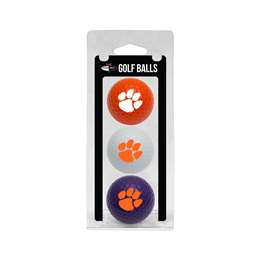 Clemson University Tigers Golf 3 Ball Pack 20605