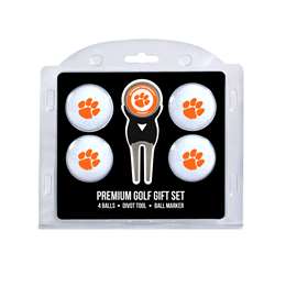 Clemson University Tigers Golf 4 Ball Gift Set 20606   