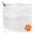 Clemson Tigers Microfiber Towel - 15" x 15" (White) 