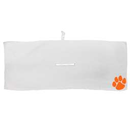 Clemson Tigers Microfiber Towel - 16" x 40" (White) 