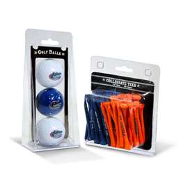 Florida Gators 3 Ball Pack and 50 Tee Pack  