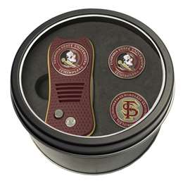 Florida State University Seminoles Golf Tin Set - Switchblade, 2 Markers 21059   