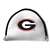 Georgia Bulldogs Putter Cover - Mallet (White) - Printed Black