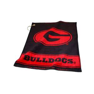 Georgia Bulldogs  Jacquard Woven Golf Towel