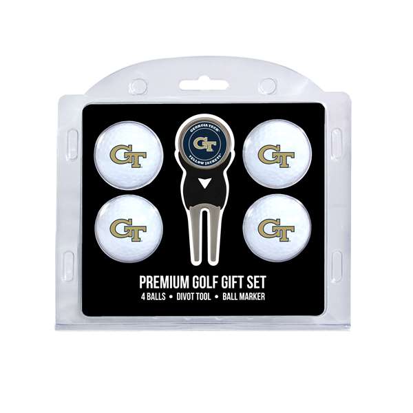 Georgia Tech Yellow Jackets Golf 4 Ball Gift Set 21206   