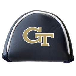 Georgia Tech Yellow Jackets Putter Cover - Mallet (Colored) - Printed 