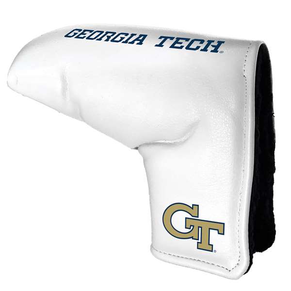 Georgia Tech Yellow Jackets Tour Blade Putter Cover (White) - Printed 