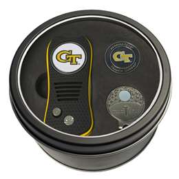 Georgia Tech Yellow Jackets Golf Tin Set - Switchblade, Cap Clip, Marker 21257   