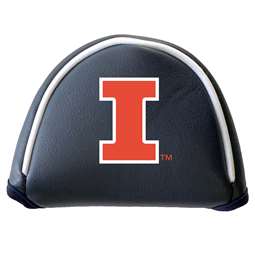 Illinois Fighting Illini Putter Cover - Mallet (Colored) - Printed