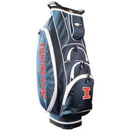 Illinois Fighting Illini Albatross Cart Golf Bag Navy