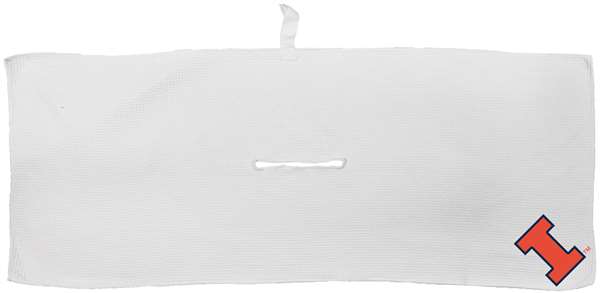 Illinois Fighting Illini Microfiber Towel - 16" x 40" (White) 