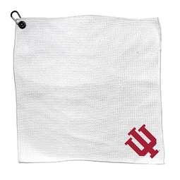 Indiana Hoosiers Microfiber Towel - 15" x 15" (White) 