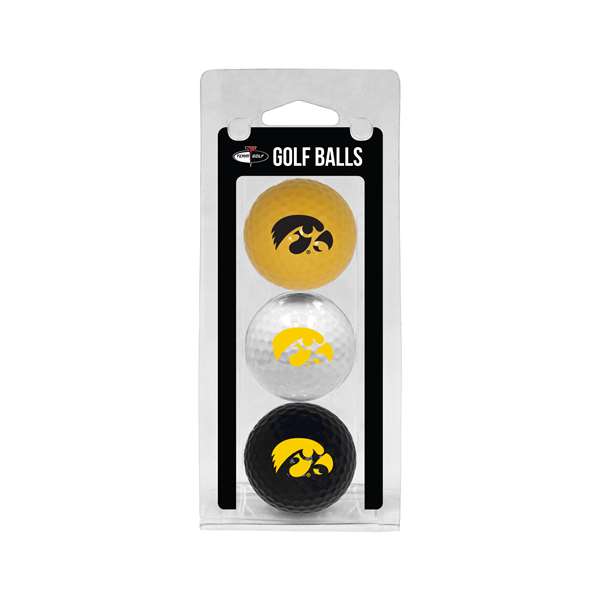 Iowa Hawkeyes Golf 3 Ball Pack 21505