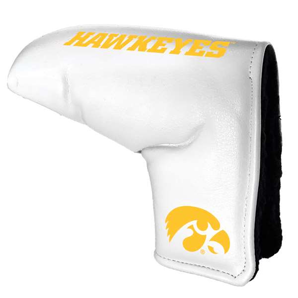 Iowa Hawkeyes Tour Blade Putter Cover (White) - Printed 