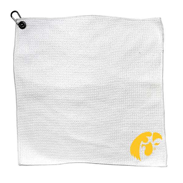 Iowa Hawkeyes Microfiber Towel - 15" x 15" (White) 