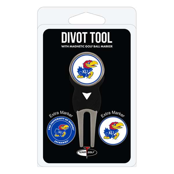 Kansas Jayhawks Golf Signature Divot Tool Pack  21745