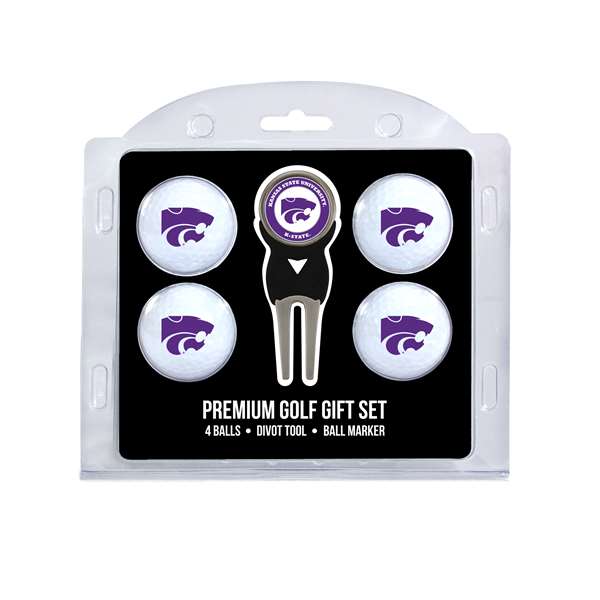 Kansas State University Wildcats Golf 4 Ball Gift Set 21806   