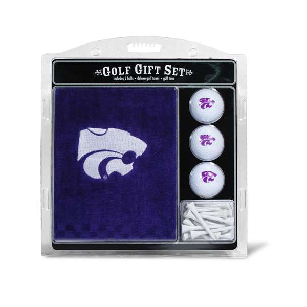 Kansas State University Wildcats Golf Embroidered Towel Gift Set 21820