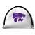 Kansas State Wildcats Putter Cover - Mallet (White) - Printed Purple