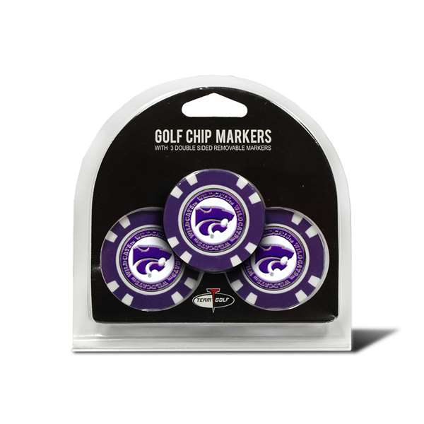 Kansas State University Wildcats Golf 3 Pack Golf Chip 21888   