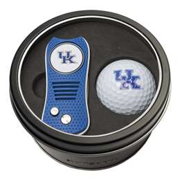 Kentucky Wildcats Golf Tin Set - Switchblade, Golf Ball   