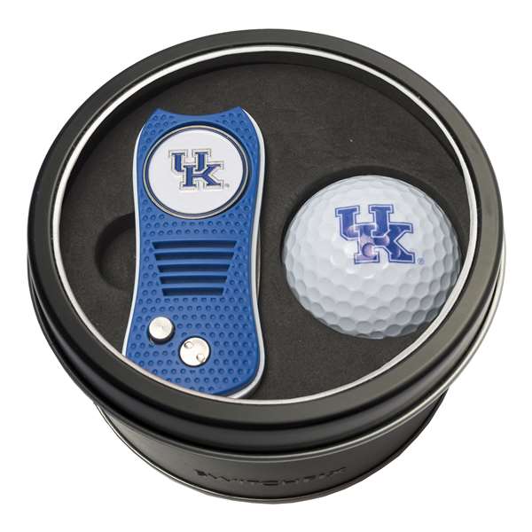 Kentucky Wildcats Golf Tin Set - Switchblade, Golf Ball   