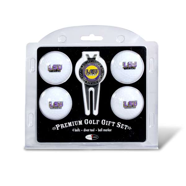 LSU Louisiana State University Tigers Golf 4 Ball Gift Set 22006   