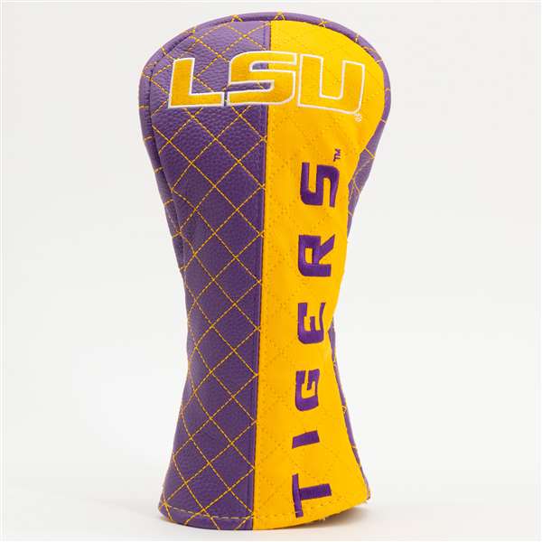 LSU Tigers Quilted Fairway Headcover (SPLIT) 
